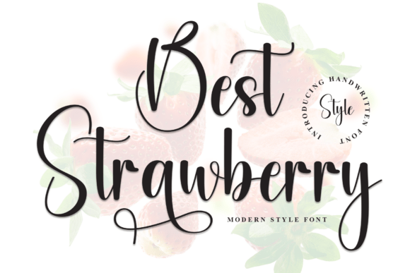Best Strawberry Font: Sweet Handwritten Type for Web Design