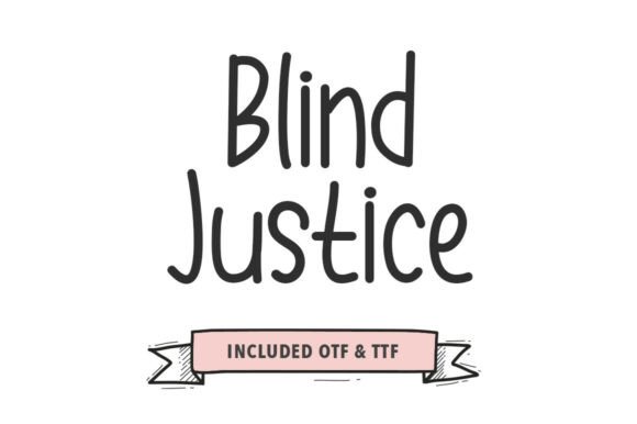 Blind Justice Font: Elevating Small Business Branding