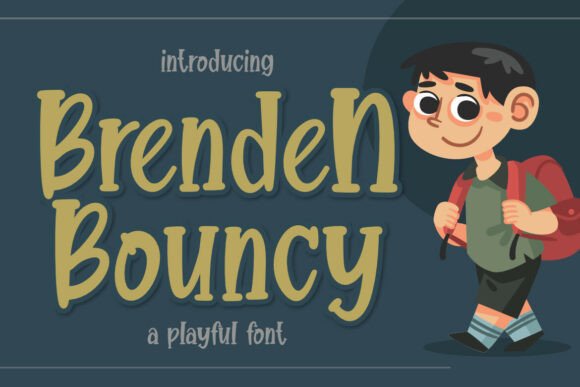 Brenden Bouncy Font: Adding Joy to Editorial Layouts