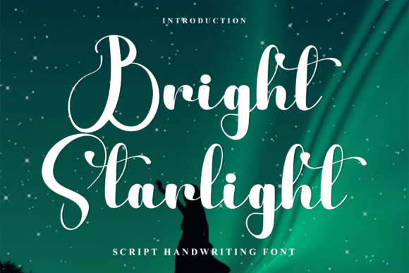 Bright Starlight Font: Festive Typography for Web Design