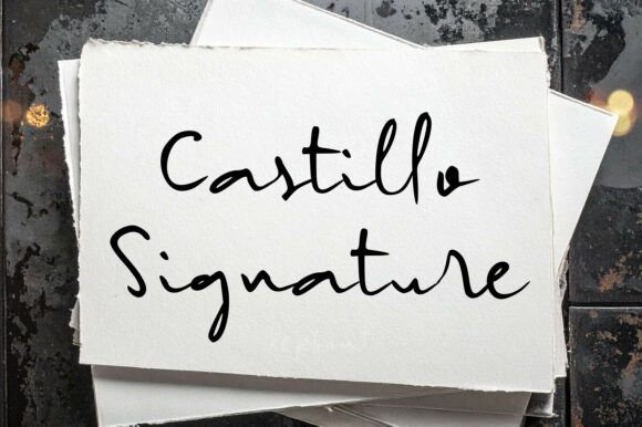 Castillo Signature Font: Elevate Your Small Business Brand