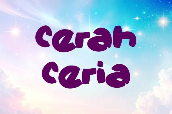 Cerah Ceria: A Designer’s Take on This Script Font