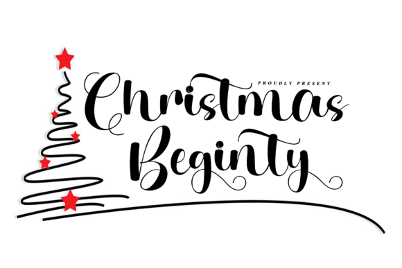 Christmas Beginty: A Graceful Script Font for Editorial Design