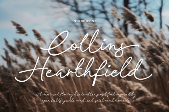 Collins Hearthfield Font for Authentic Campaign Design