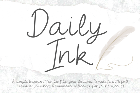 Daily Ink Font Review for Modern Web Design