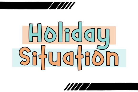 Holidays Situations Font: Bold Branding for Small Business