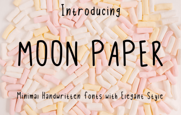 Moon Paper Font: Refined Minimalist Typography
