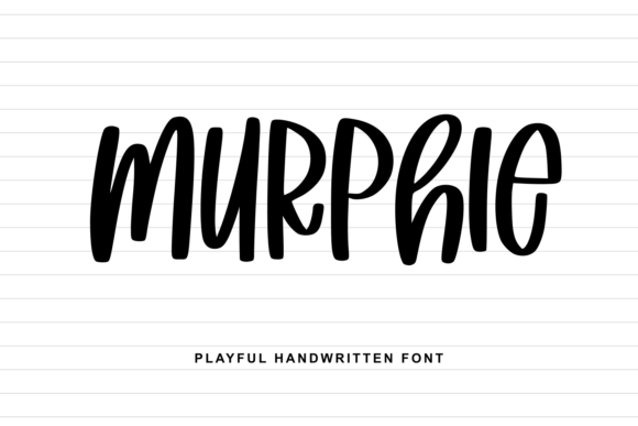 Murphie Font: A Playful Typeface for Handmade Labels