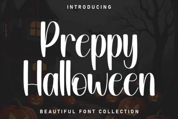 Preppy Halloween Font for Elegant Seasonal Crafts