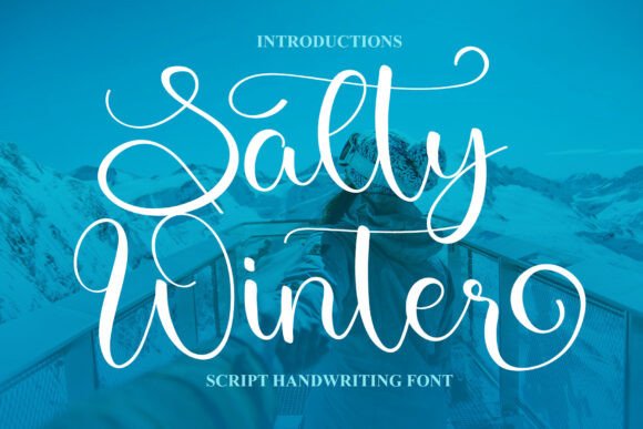 Salty Winter Font: Elegant Script for Brand Identity