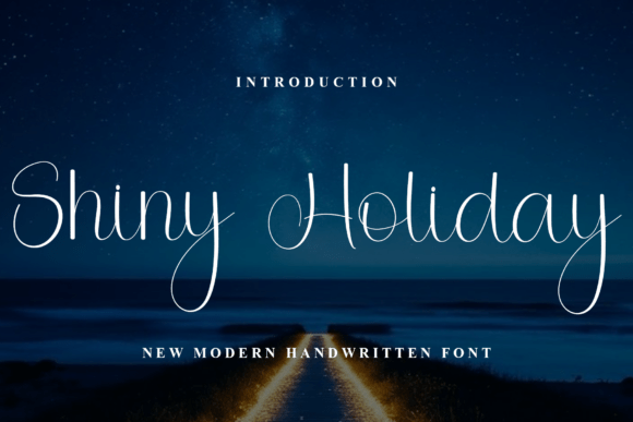 Shiny Holiday Font Review for Web Design