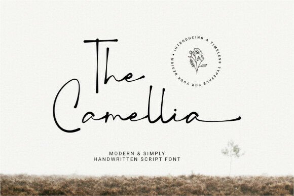 The Camellia Font: Elevating Handmade Labels & Decor