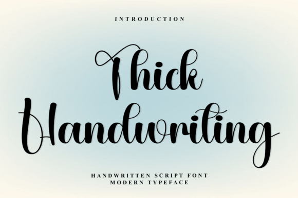 Thick Handwriting Font: Elevating Digital Brand Identity