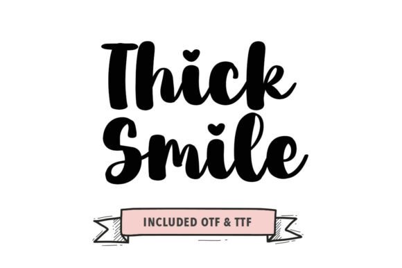 Thick Smile Font: Bold Editorial Typography