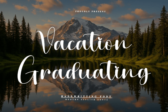 Vacation Graduating Font: A Modern Script for Editorial Design