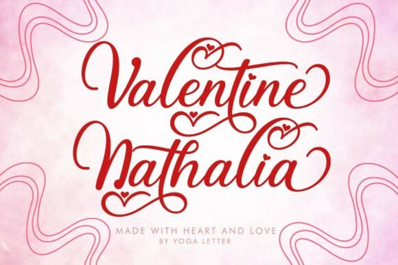 Valentine Nathalia Font: A Web Designer’s Layout Test