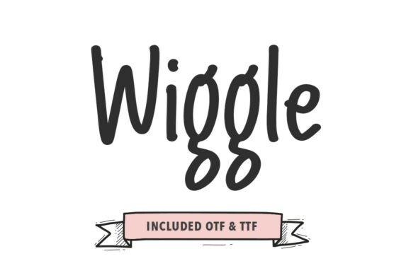Wiggle Font: Bold Handwritten Type for Web Design