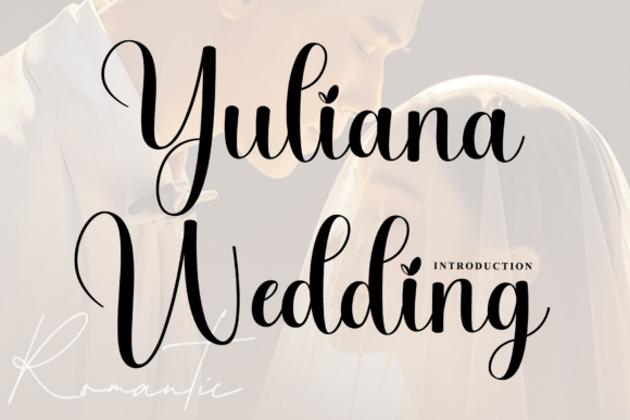 Yuliana Wedding Font for Handmade Products